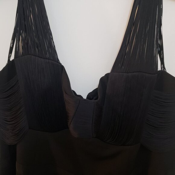 Vintage City Chic "Look at Me" Black Cocktail Dress. New With Tags - Picture 3 of 7